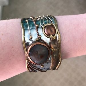 Free People Mixed Metal Cuff